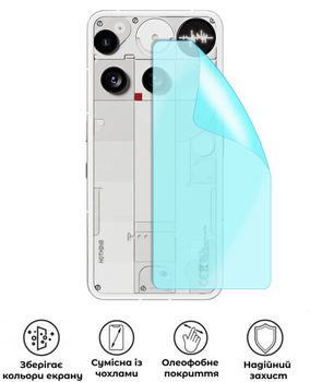Захисна гідрогелева матова плівка Grade B на корпус смартфона Nothing Phone 3