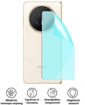 Защитная гидрогелевая глянцевая пленка Grade B на корпус смартфона Honor Magic V5