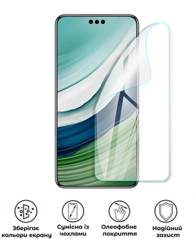 Захисна поліуретанова глянцева плівка Edge Armor на екран смартфона Huawei Mate 60 Pro Plus