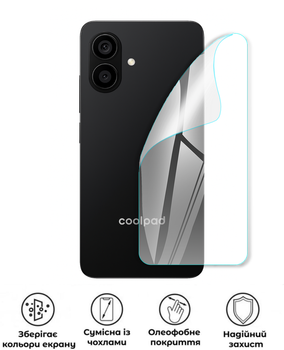 Защитная полиуретановая глянцевая пленка Heavy Armor на корпус смартфона Coolpad Cool 40i