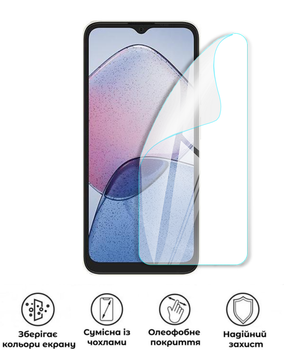 Защитная полиуретановая глянцевая пленка Edge Armor на экран смартфона Coolpad Cool 40i
