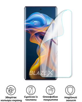 Захисна поліуретанова глянцева плівка Extreme Armor на екран смартфона Lava Blaze X