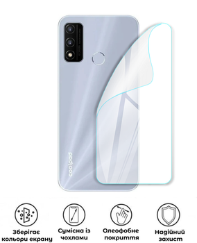 Защитная полиуретановая глянцевая пленка Heavy Armor на корпус смартфона Coolpad Cool 10A