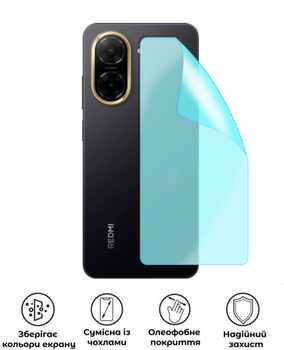 Защитная гидрогелевая глянцевая пленка Grade C на корпус смартфона Xiaomi Redmi A5