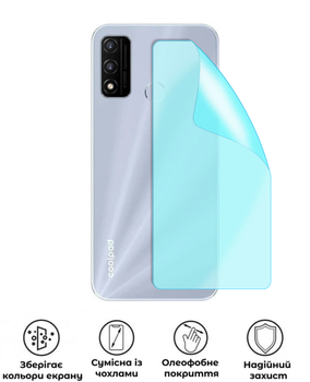 Защитная полиуретановая матовая пленка Edge Armor на корпус смартфона Coolpad Cool 10A