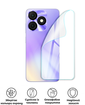 Защитная полиуретановая глянцевая пленка Edge Armor на корпус смартфона Itel Zeno 10