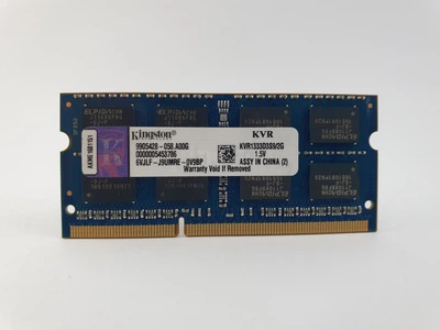 Оперативная память для ноутбука SODIMM Kingston DDR3 2Gb 1333MHz PC3-10600S (KVR1333D3S9/2G) 11697 Б/У