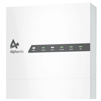 Гибридный инвертор для солнечных батарей AlphaESS SMILE-T10-HV, 10 кВт 3 фазы, Ethernet / WiFi / 4G, Белый