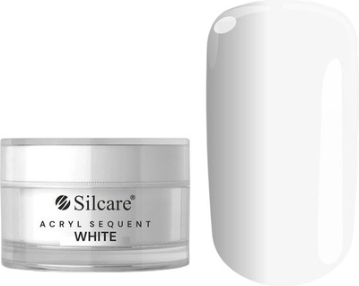 Żel budujący do paznokci Silcare Akryl Sequent White 30 g (5902560550382)