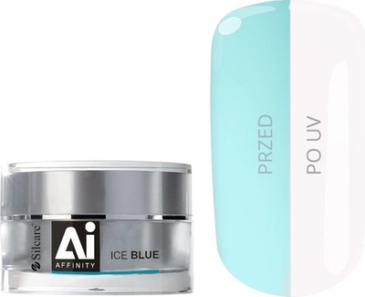 Гель для нарощування нігтів Silcare Affinity Ice Blue 15 г (5902560557565)