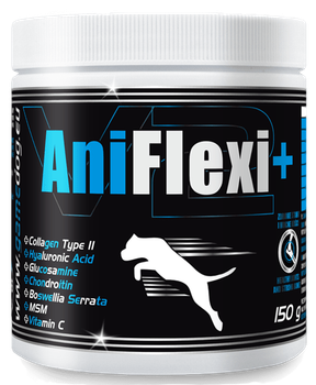 Suplement diety Game Dog AniFlexi+V2 wspomagający procesy ochronne w obrębie chrząstek u psów 150 g (5904730806282)