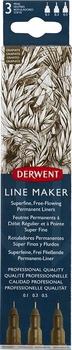 Zestaw cienkopisów Derwent Line Maker 3 szt Graphite (5028252595834)