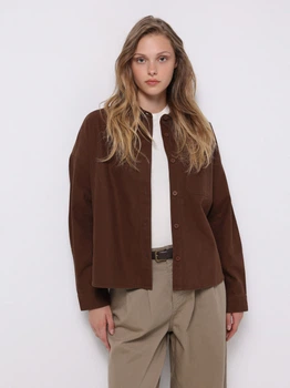 Сорочка бавовняна жіноча Colin's CL1076671BRW M-L Brown (8684112951546)