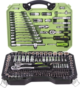 Универсальный набор инструментов Alloid 1/2", 3/8", 1/4" 218 предметов (НГ-4218П)
