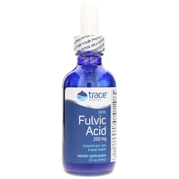 Іонна фульвова кислота 250 мг Ionic Fulvic Acid, Trace Minerals Research, 59 мл
