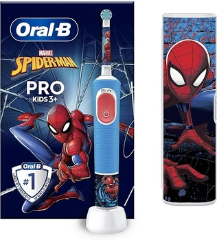 Набір - Oral-B Pro Kids Spider-Man (tooth/brush/1pcs + case) (1239532-144565)