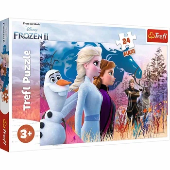 Пазли 24 елементи Maxi Frozen Чарівна подорож Trefl