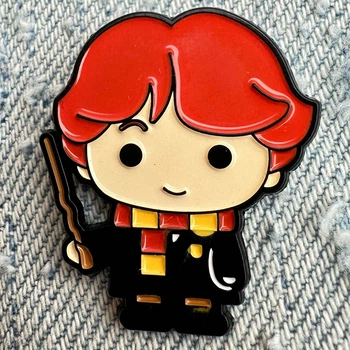 Значок пін Harry Potter (Ron With A Magic Wand)