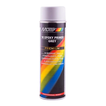 Ґрунт для кузова Motip 1K Epoxy Primer сірий аерозоль 500мл 04120
