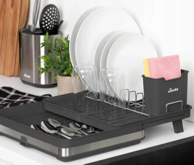 Suszarka do naczyń Vileda Easy Kitchen rozsuwana (4043891370476)