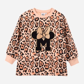 Дитячий теплий світшот для дівчинки Disney Minnie HY10143_BEIGE 116 см Бежевий (3609088182256)