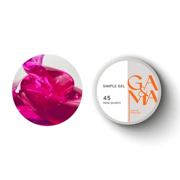 Гель моделирующий GA&MA Simple Gel №46 Garnet 15 мл