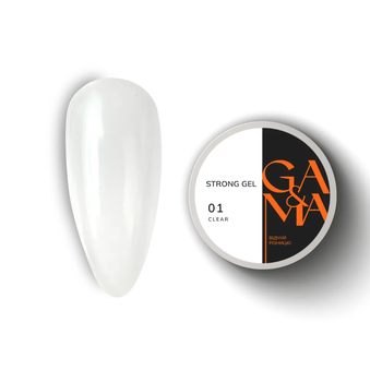 Гель моделирующий GA&MA Strong Gel №01 Clear 30 мл