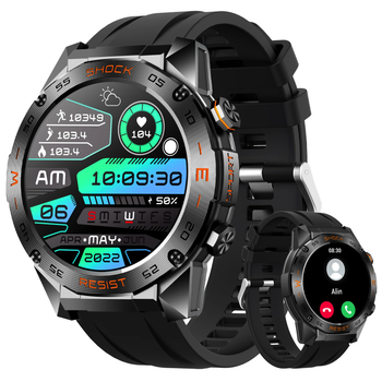 Смарт годинник Lige H60 Black (пульсоксиметр, розмова)