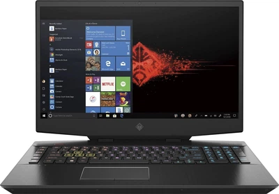 Ноутбук HP OMEN 17.3/Intel Core i7 10750H/16GB RAM /512GB SSD/HDD 1TB/ RTX 2080S /Windows (17-cb1003na) Б/у