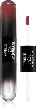 Блеск и масло 2в1 для губ Revuele Lip Gloss & Oil 2in1 Ultimate Double тон 09 Малина, 7 мл