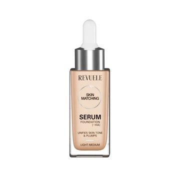 Сироватка тональний крем +HA Revuele Serum Foundation тон Середньо світлий (Light Medium), 30 мл