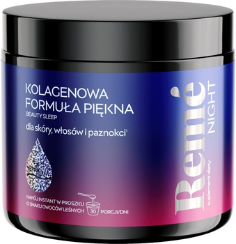 Suplement diety Reme Night Formuła Piękna w postaci proszku o smaku owoców leśnych 150 g (5904569253059)
