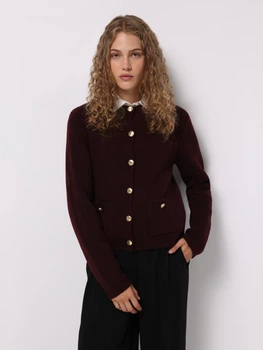 Кардиган жіночий Colin's CL1077093PLM L Plum (8684112954233)