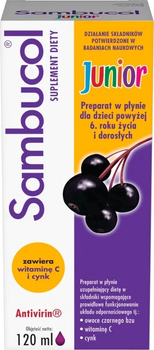 Suplement diety Adamed Sambucol Junior 120 ml (5900411003308)