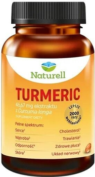 Suplement diety Naturell Turmeric 60 kapsułek (5904569250195)