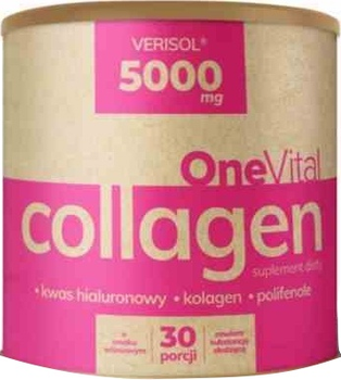 Suplement diety OneVital Collagen Verisol 5000 mg Smak wiśniowy 198 g (5905567565243)