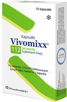 Дієтична добавка Дієтична добавка Pharmabest Vivomixx Пробіотик 10 капсул (5903111160098)