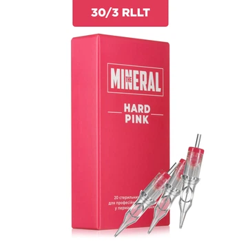 Набор Картриджей The Mineral для татуажа 30/3RLLT, Hard Pink, 20 шт