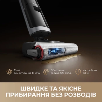Аккумуляторный моющий пылесос Dreame H14 DUAL (HHV25A)