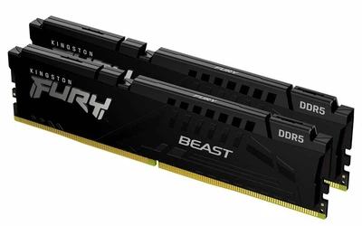 Оперативна пам'ять 32GB (2x16GB) Kingston Fury Beast Black DDR5 5600 MHz (KF556C40BBK2-32)