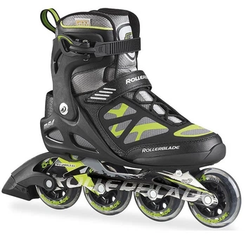 Роликові коньки для дорослих Rollerblade Macroblade 84 black/green 43 (07501400 T83)