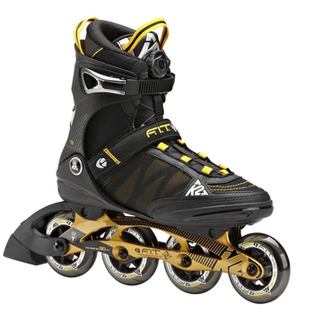 Роликові коньки для дорослих K2 F.I.T. 90 BOA black/gold 45 (3040000)