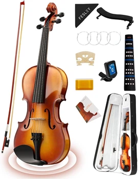 Скрипка 4\4 Fesley FVP01N, глянсовая (комплект)