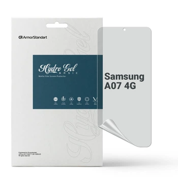 Защитная пленка для Samsung Galaxy A07 4G гидрогелевая ударостойкая противоударная бронепленка Matte на телефон ArmorStandart защита стекла матовая пленка ARM86497