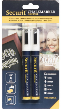 Набір маркерів Securit Chalkmarker Original 2-6 мм 2 шт (ZES8717624242212)