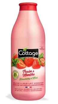 Гель для душа&молочко для ванны Cottage Клубника и Мята 750 мл 5417