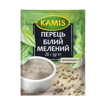 Перець білий мелений 20г Kamis(5900084194600)