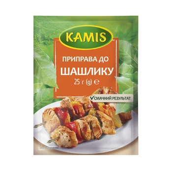 Приправа до шашлику 25г Kamis(5900084178013)