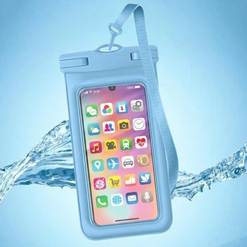 Водонепроницаемый чехол Waterproof Color Blue (41224)