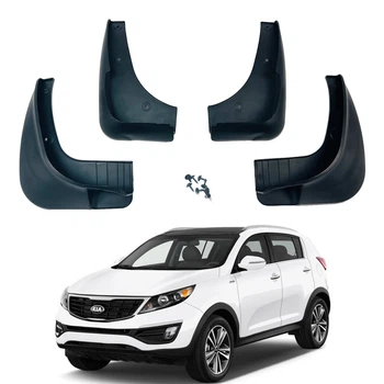 Брызговики для Kia Sportage-R Sport 2010-2017 (з порогами) (Surtep)